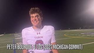 2027 Virginia Tech Commit Peter Bourque Highlights (3 TD Game)