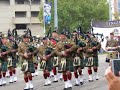 The Pipes and Drums of The Royal Victoria Regiment - Waltzing Matilda - Anzac Day 2018