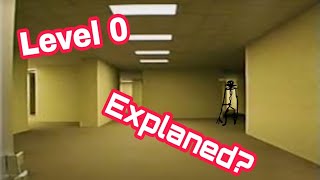 Backrooms level 0 explained