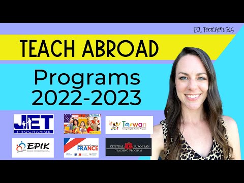 Teach Abroad Programs 2022 and 2023