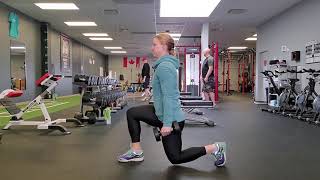 The Hub PT : Dumbbell Split Squat (bottom up)