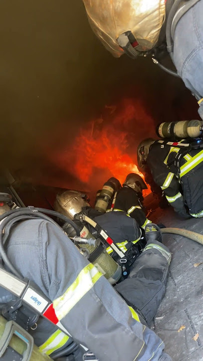 Firefighters Face Intense Live Fire Training