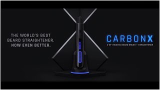 Carbon X 3-In-1 Heated Beard Brush & Straightener