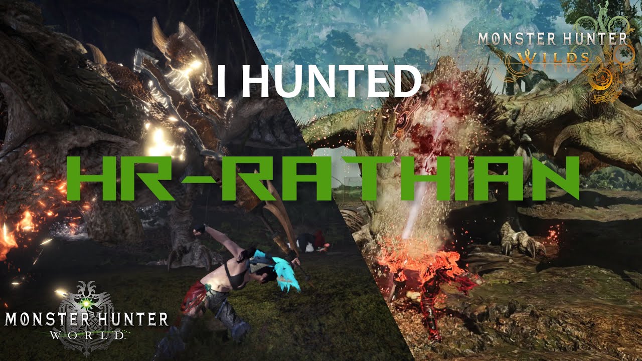 I HUNTED HR RATHIAN | WILDS VS WORLD