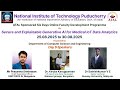 NITPY: ATAL Online FDP: Day 6: Secure and Explainable Generative AI for Medical IoT Data