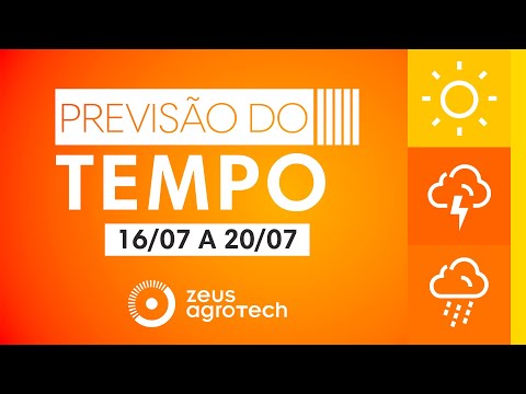 PREVISÃO DO TEMPO | 16/07 a 20/07