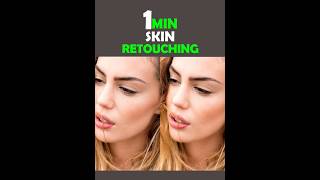 1Min Skin Retouching Photoshop shorts photoshop skinretouching skin retouching