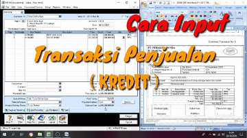 Cara Input Transaksi Penjualan (Kredit) || Tutorial Myob Accounting v.21 Part 8