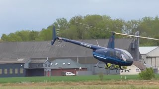 G-TGRX ❌🚁 Robinson R-44 Raven 👀🎥 Shobdon Airfield Hereford ‼️👀🟠🚁 @redfox111 🟠🚁 16/5/26 🚁🚶♂️