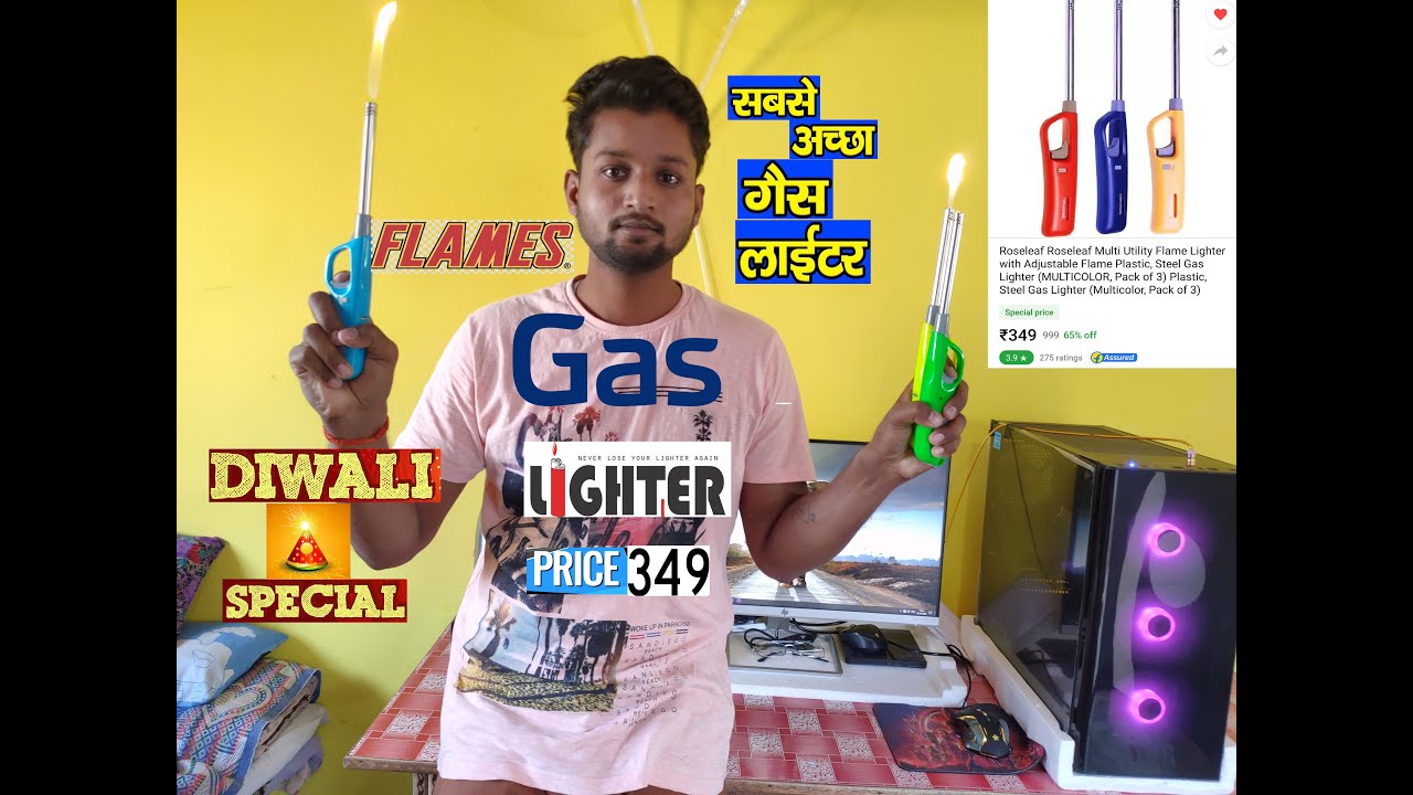 FLAME GAS LIGHTER (DIWALI SPECIAL) UNBOXING IN HINDI YouTube