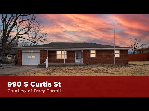 990 S Curtis St, Welch, OK home video tour