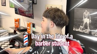 Day in the life of a 17 year old BARBER student 💈!