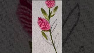 Beautiful Hand Embroidery Design #embroideryart #embroidery#leaf #handembroidery #embroiderylover