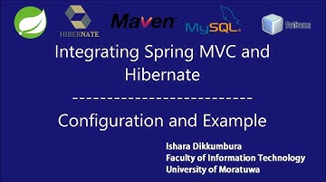 Spring MVC and Hibernate Integration Tutorial - Configuration and Example - Maven