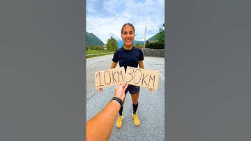 HOW TO RUN 30 KM 😂 I DID IT 💪in 2h:24’:39”-pace of 4’:49”/km with +310m elevation ❤️ #running #run