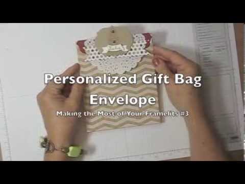 Personalized Bag Envelope Making the Most of Your Framelits #3 - YouTube