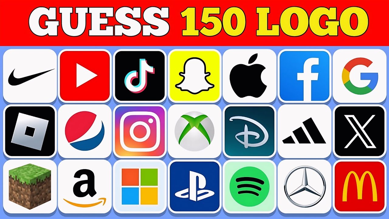 Guess the Logo in 3 Seconds ⏱️ | 150 Famous Logos Quiz Challenge | Quiz 2025 | Quiz Hippo