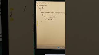 how to create and execute Java package programs