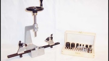 Bergeon 6200 Clock Bushing Tool for repairing worn pivot holes