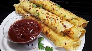 Spicy Crepe Paratha | 5 Mins Easy Breakfast Recipe | Easy Snacks Recipe |Pakistani Mom