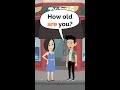 Learn English: How old are you? #shorts
