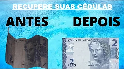 Como desamassar o dinheiro?