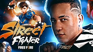 FREE FIRE AO VIVO  STREET FIGHTER MOBILE - LOUD, FLUXO LGD LEVELUP?