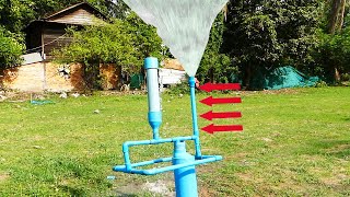 I make water pumps for free From Air Pump #freeenergy #waterpump #diy #pumpwithoutelectricity