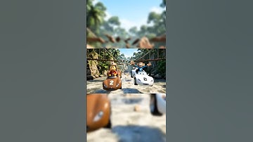 Epic Duck vs Monkey Racing in Jungle Adventure with Broken Bridge Part 6 #epicrace