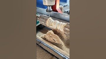 4 Axis Cnc Machine To Engrave 3D woods #shorts