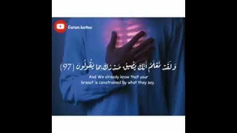القارئ اسلام صبحي اجمل قرأن جميل حالات واتس اب (ولقد نعلم انك يضيق صدرك بما يقولون )😔