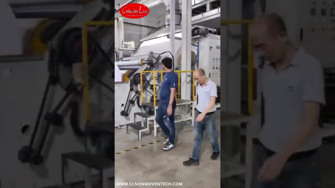 calendar line nonwoven fabric plant
