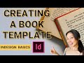 How To Create a BOOK TEMPLATE | Adobe Indesign Basics | Beginners Tutorial