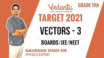 Vectors L-3 | Parallelogram Law of Vector | Class 11 Physics | IIT JEE 2020 | JEE MAINS | Vedantu