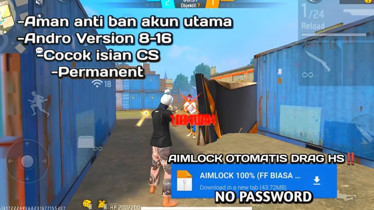  AIMLOCK 97% BRUTAL || AIMLOCK NO DRAG HS | REGEDIT FF AUTO HEADSHOT TERBARU 2026 - SUPER GACOR