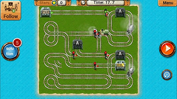 Lay Rail Track Maze Puzzle Game | Rail Maze 2 | Android Gameplay #606