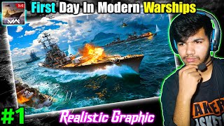 😲 First Day In Modern Warships || Modern Warships Gameplay In Hindi