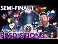 semifinal 1 qualifier predictions  analysis  eurovision 2024