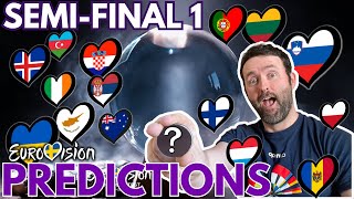 🔍 Semi-Final 1 Qualifier Predictions \& ANALYSIS | Eurovision 2024