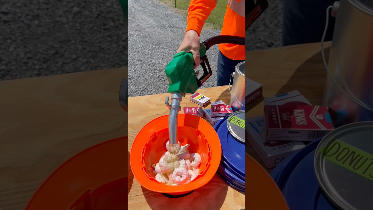 Making Cement Mixer Ice Cream On The Jobsite