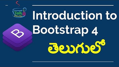 1# Introduction to Bootstrap in Telugu