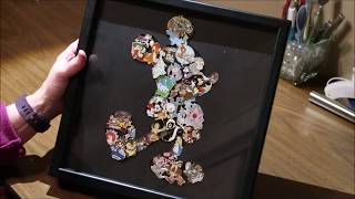 Easy DIY Disney pin display - Mickey Mouse Shadow Box
