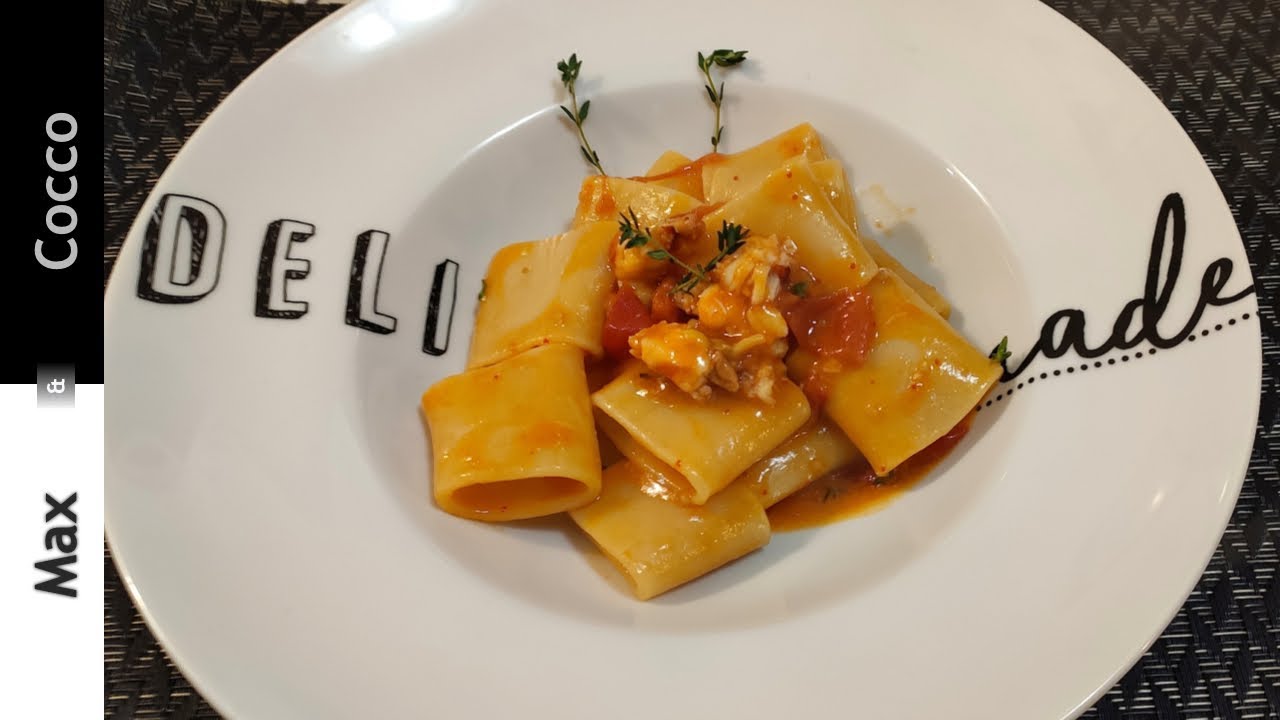 PACCHERI all'ASTICE - Pasta all'Astice Semplice e Veloce - IDEALI PER NATALE