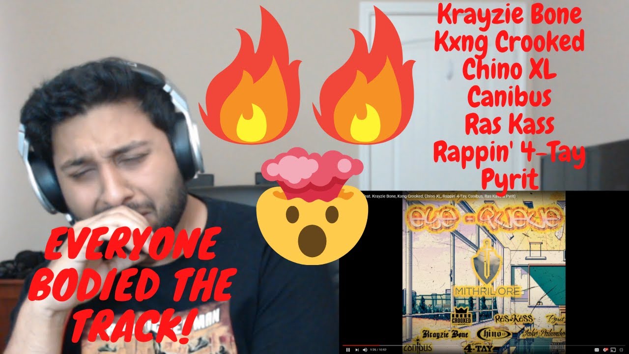 [REACTION] Mithril Ore - Eye Queue (feat. Krayzie Bone, Kxng Crooked, Chino XL,Canibus, Ras Kass..)