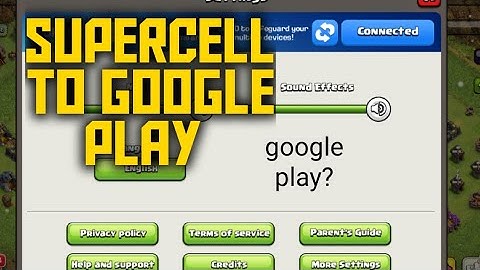 How to delete supercell and Go back to Google play games connections Easy steps