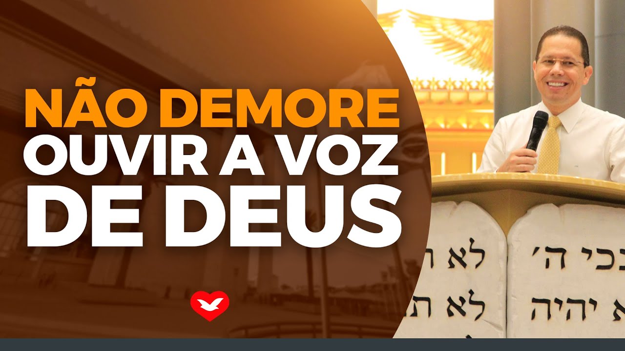 Não demore ouvir a voz de Deus | Bispo Jadson Santos - YouTube