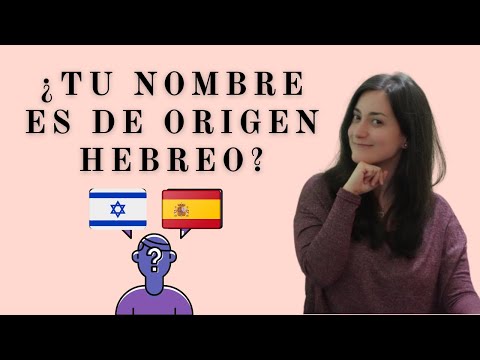 Nombres de ORIGEN HEBREO y su significado // El NOMBRE en el JUDAÍSMO ✡