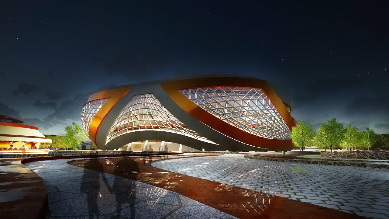 "PERANCANGAN SPORT CENTER WILIS KOTA MADIUN" YouTube