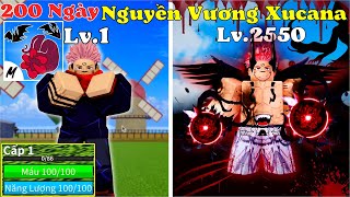 [BloxFruit] 200Ngày Nguyền Vương XUCANA Bá Đạo - Thức Tỉnh Tộc Quỷ Full Gear