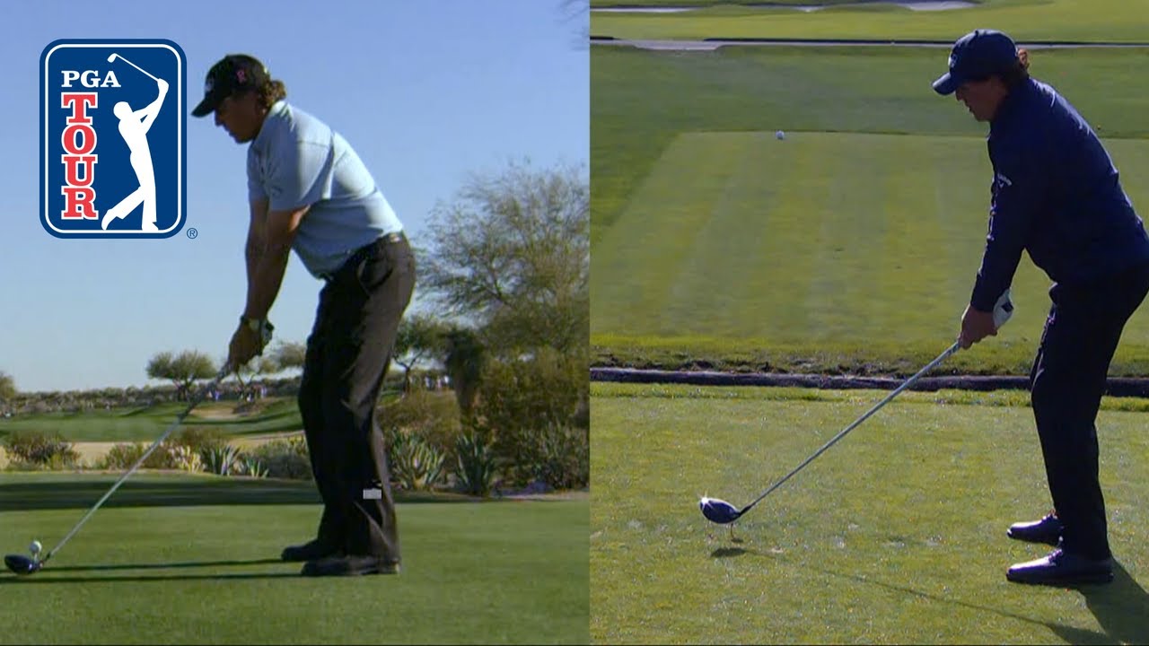 pga tour players with flat swings